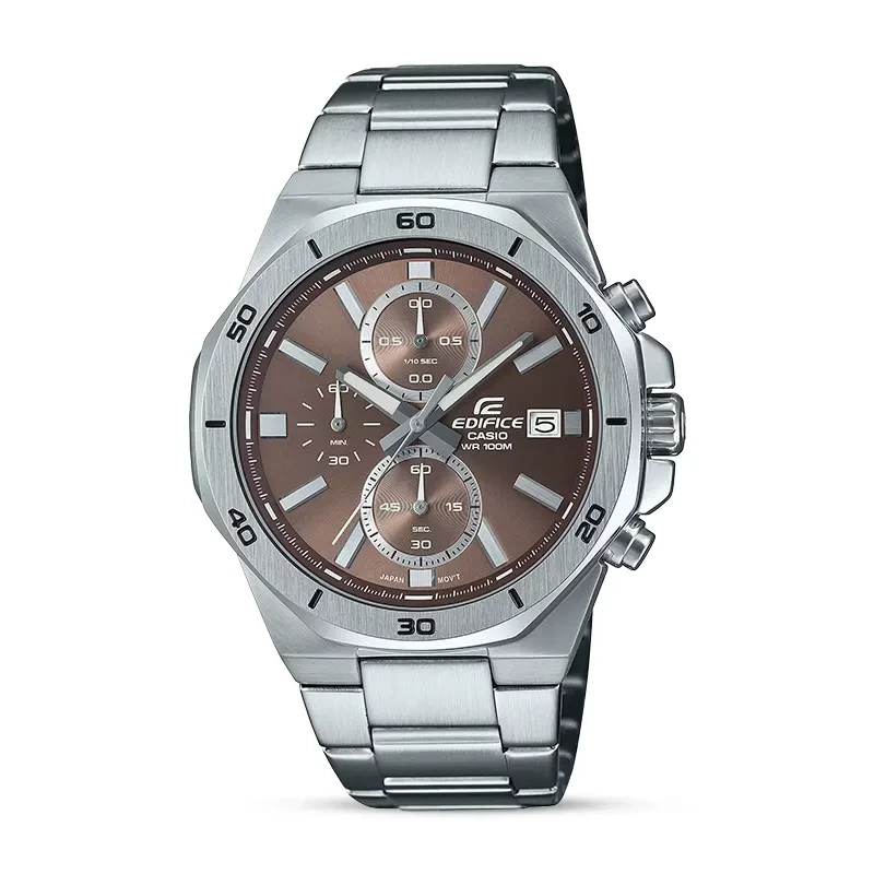 Casio Edifice Standard Chronograph Brown Dial Men's Watch | EFV-640D-5AV